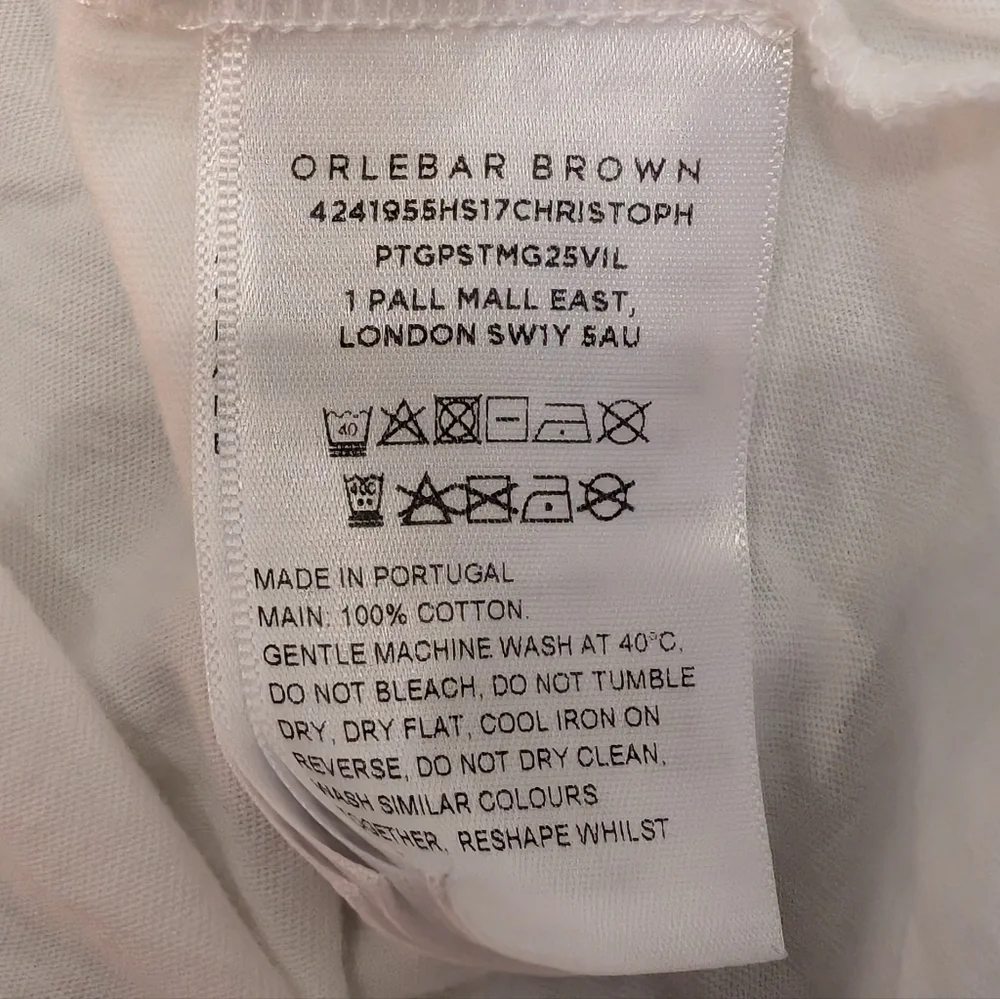 Orlebar Brown Suns Out T-shirt Men's Size XL Made in Portugal - Picture 5 of 8